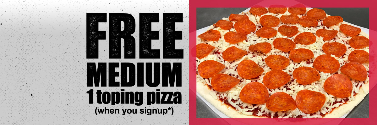 Get a free pizza!